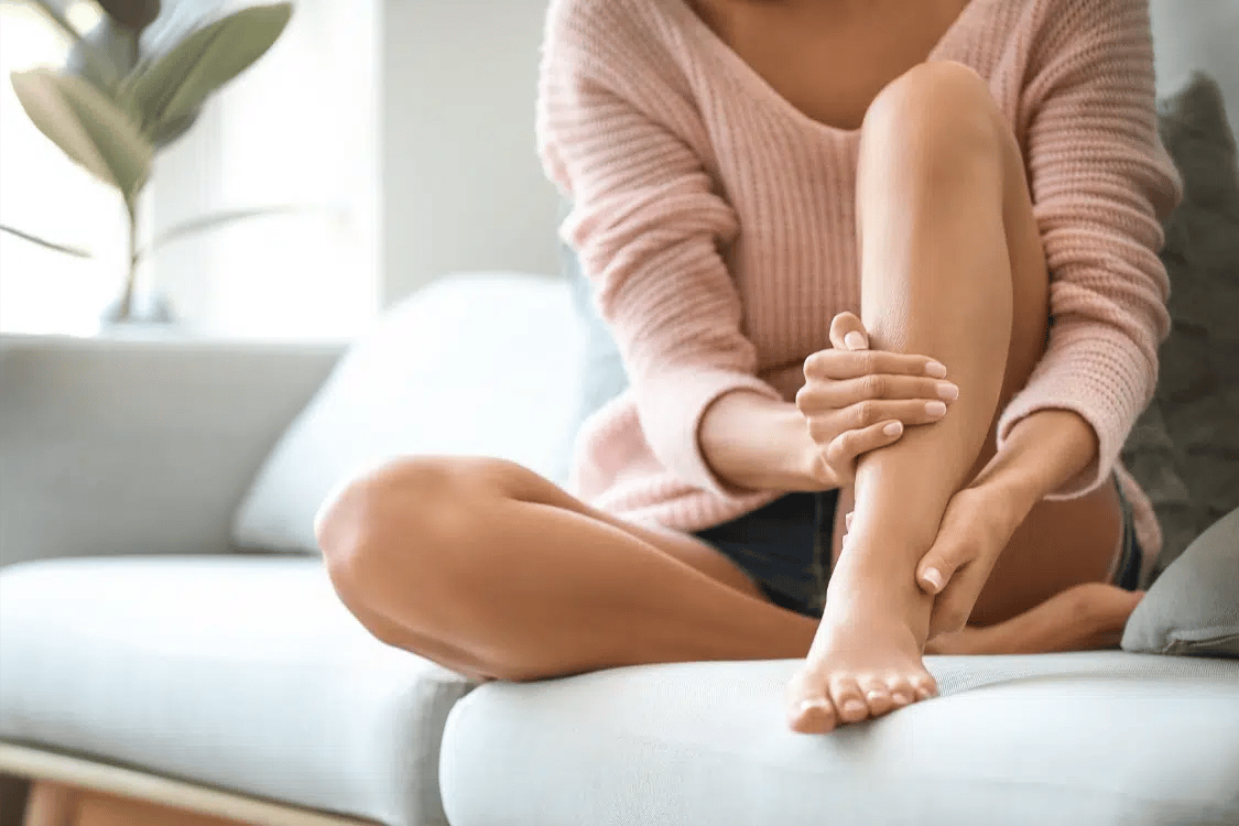 young woman with beautiful legs at home young woman with beautiful legs at home